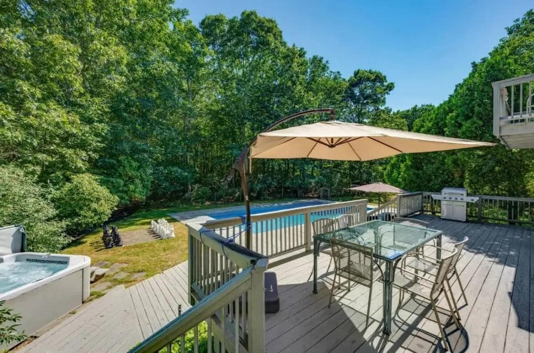 Hamptons Vacation Rental - Pool and Deck