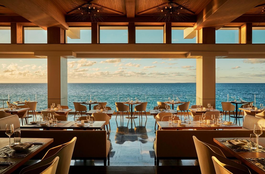 luxury oceanview restaurant