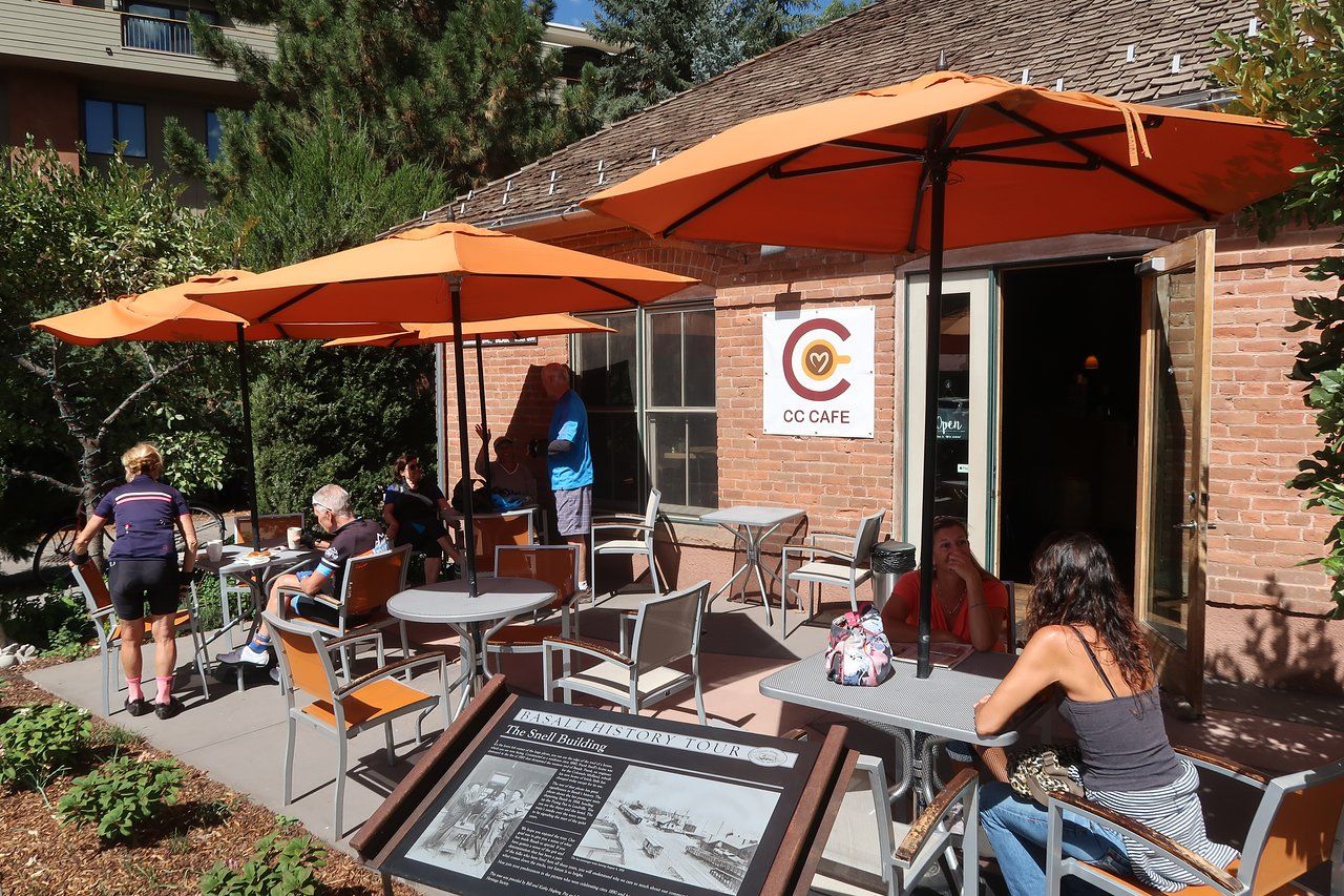 charming local café