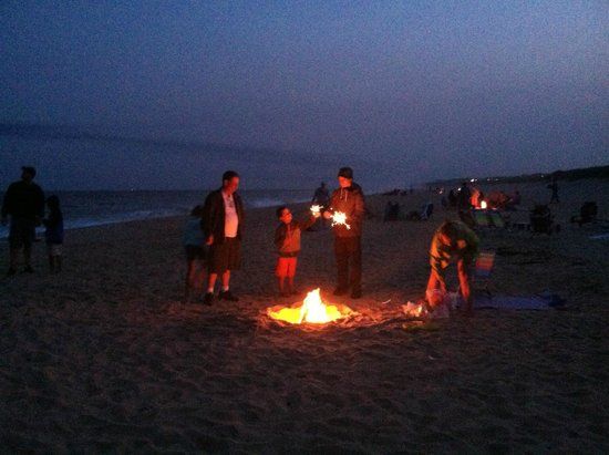 Bonfire on the beach